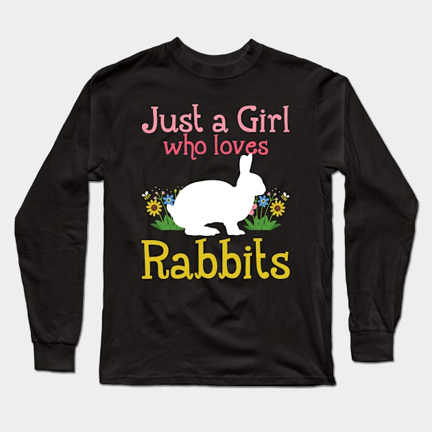 Rabbit Rabbit Lover Rodent Long Sleeve T-Shirt by CreativeGiftShop